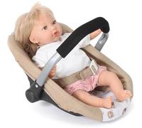 Siège Auto Pour Poupées Beige Avec Oursons Beige TU