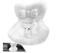 Siège Auto pour - Tissu Peluche | Porte-Bébé Jouet | Nacelle De Voyage Douce pour Poussettes Jeux De Rôle Intérieur Extérieur Accessoire