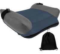 Siège auto rehausseur dos nu, siège de voyage gonflable portable avec sac de transport, gonflage/dégonflage rapide, léger, lavable en machine (B)