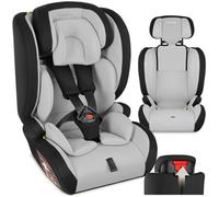 Siège auto - TECTAKE - Harnais SOPHIE à 5 points avec protection contre les chocs latéraux charge maximale 36kg - Gris clair/Noir