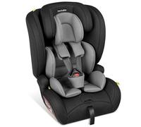 Siège auto - TECTAKE - Siège auto EMELY avec réducteur d'assise amovible, harnais à 5 points, norme i-Size, ISOFIX - Gris