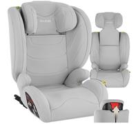 Siège auto - TECTAKE - Siège auto LEVI norme i-Size et base ISOFIX avec protection contre les chocs latéraux, réglable - Gris clair