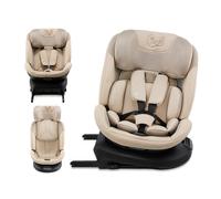 Siège Auto Kinderkraft 40-150cm XPEDITION 3 i-Size, 0-36kg, ISOFIX, Top Tether, 5× Plus Sûr, Rotation 360 °, SPS+ & H-GUARD+, Beige