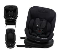 Kinderkraft XPEDITION3 I-Size 40-150 cm, Siège auto bébé 0 à 36 kg évolutif, Groupe 0/1/2/3, Isofix 360° pivotant, Ajustable d'une seule main, Protections latérales, SPS+, H-GUARD+, Noir
