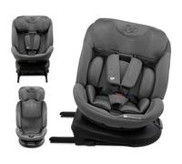 Kinderkraft XPEDITION3 I-Size 40-150 cm, Siège auto bébé 0 à 36 kg évolutif, Groupe 0/1/2/3, Isofix 360° pivotant, Ajustable d'une seule main, Protections latérales, SPS+, H-GUARD+, Gris