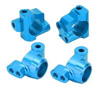 Siège avant C en alliage d'aluminium avec Kit de coupelle d'essieu arrière pour camion Losi Mini T 2.0 2WD 1/18 (Bleue)