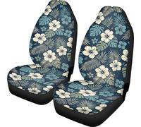 Siège Avant Housses 52X138Cm Hibiscus Vintage Housse De Sieges Auto Confort Housse Couverture Couvre Sieges Élastiques Housses De Siège De Voiture Avant pour SUV, Camionnettes, Berlines