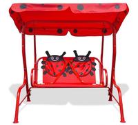 Siège Balançoire Pour Enfants Rouge Rouge