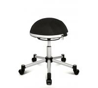 Siège ballon Topstar/Siège SITNESS HALF BALL - TOPSTAR - Argent/Noir - Bureau - Réglable en hauteur - Métal