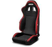 Siège baquet - SPARCO - R100 MY22 - Noir/Rouge - Réglable - Confort optimal