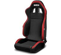 Sparco Siège baquet R100 MY22 – Réglable – Noir/Rouge
