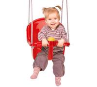 Siège bébé balançoire - GENERIQUE - Modèle standard - Rouge - Plastique résistant - Barre avec klaxon