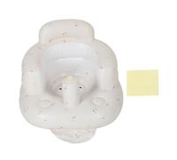 Siège Bébé Gonflable 3 à 36 Mois avec Pompe à Air Intégrée pour Jouer et Manger à la Maison Chaise Enfant en Bas Âge Châssis Imprimé Cerise