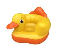 Siège bébé gonflable - Adorable design gonflable en forme de canard jaune imperméable, offre un soutien assis sécurisé pour les nourrissons, contour ergonomique du dos pour la | Technologie de