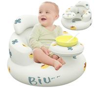Siège bébé gonflable pour bébé 3-36 mois, chaise gonflable imperméable avec plateau, chaise à souffler avec des pompes à air, support assis pour s'asseoir, douche, cadeaux, meubles pour tout-petits