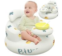 Siège bébé gonflable pour bébé 3-36 mois, chaise gonflable imperméable avec plateau, chaise à souffler avec des pompes à air, soutien assis pour s'asseoir, douche, cadeaux.