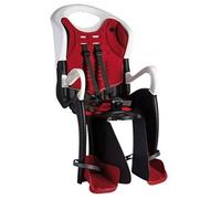 b bellelli Tiger - Siège arrière pour vélo - pour enfant jusqu'à 22 kg - 3 à 8 ans - Se fixe au cadre, inclinable - Blanc et rouge