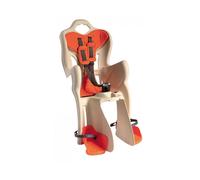 Siège bébé vélo - Bellelli - B-One Clamp - Beige/Orange - Sécurité avancée - Installation facile