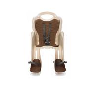b bellelli Mr Fox - Siège arrière pour vélo - pour Les Enfants jusqu'à 22 kg, de 3 à 8 Ans - Fixation au Cadre - Beige