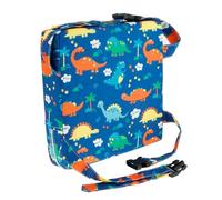 Siège booster pour tout-petit avec éponge haute densité - Coussin Booster avec 2 sangles de sécurité réglables - Chaise de dessin animé - Siège d'appoint portable pour enfants en bas âge