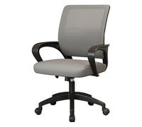 Siege Bureau Ergonomique en Maille, Chaise de Bureau Gaming avec Accoudoirs et roulettes Universelles, Idéale pour Le Bureau, Les Études et Les Tâches(Gray)
