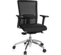 Siège bureau / Siège de direction ASTRA BASE, tissu maille noir/noir hjh OFFICE Multicolore G