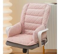 Siege Chauffant Coussin pour Bureau, Tapis Chauffant avec 4 Réglages de Minuterie et 9 Réglages de Température, Heating Pad pour le Dos la Taille et les Hanches(Pink)