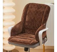 Siege Chauffant Coussin pour Bureau, Tapis Chauffant avec 4 Réglages de Minuterie et 9 Réglages de Température, Heating Pad pour le Dos la Taille et les Hanches(Brown)