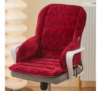 Siege Chauffant Coussin pour Bureau, Tapis Chauffant avec 4 Réglages de Minuterie et 9 Réglages de Température, Heating Pad pour le Dos la Taille et les Hanches(Red)