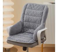 Siege Chauffant Coussin pour Bureau, Tapis Chauffant avec 4 Réglages de Minuterie et 9 Réglages de Température, Heating Pad pour le Dos la Taille et les Hanches(Gray)