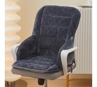 Siege Chauffant Coussin pour Bureau, Tapis Chauffant avec 4 Réglages de Minuterie et 9 Réglages de Température, Heating Pad pour le Dos la Taille et les Hanches(Black)