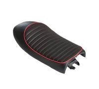 Siège conducteur Avant Siège Passager arrière Moto Selle de Moto Vintage Stizsaddle Stizkissen Noire avec siège Rouge