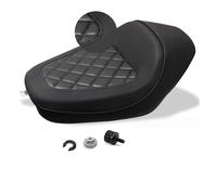 Siège conducteur Avant Siège Passager arrière Moto Selle Solo Noire pour Moto pour Sportster Iron 883 1200 XL883 XL1200NS pour Forty-Eight XL1200X 2010-2022