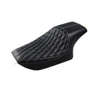 Siège conducteur Avant Siège Passager arrière Moto Siège conducteur et Passager arrière en Cuir Noir pour Moto pour Sportster XL Iron 883 1200 48 pour Forty-Eight 2004-2016
