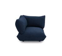 Siège D'angle Gauche Fatboy Sumo en Corde Recyclée Bleu Foncé