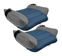 Siège d'appoint gonflable 2 pièces, siège de voiture d'appoint en maille pour tout-petits, gonflage rapide, Portable, dos nu, pour la maison/voiture/voyage