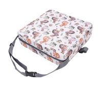 Siège D'appoint pour Enfant en Bas âge pour Table à Manger Antidérapant Coussin D'appoint Croissant Portable avec Sangles d'élasticité (Lapin)