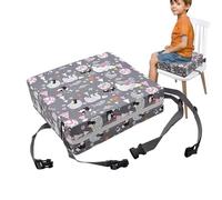 Siège d'appoint pour enfant en bas âge pour table, siège d'appoint pour table à manger,Coussin rehausseur réglable et lavable pour siège de chaise - Coussin de siège rehausseur épais pour