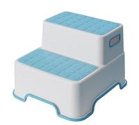 Siège d'apprentissage de la propreté Polyvalent et Durable, marchepied 2 en 1 antidérapant, Tabouret en Plastique Durable pour la Salle de Bain et l'apprentissage de la propreté(Blue)