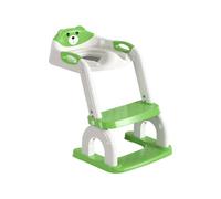 Siège d'apprentissage de la propreté réglable pour tout-petits avec marches antidérapantes et dossier ergonomique pliable pour garçons et filles