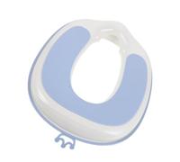 Siège D'apprentissage Propreté Portable pour Tout-petit, Bleu Ciel | Antidérapant, Installation Rapide, pour Toilettes Rondes et Ovales, Usage Maison, Format 37x30,2x5,2cm