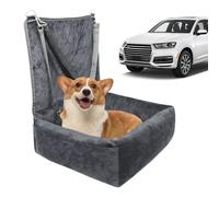 Siège d'auto chiot - Couvercle étanche à tissu oxford durable, conception rembourrée épaisse protège le confort, un coussin de voyage d'installation facile pour les animaux de compagnie, un lit portab