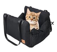 Siège d'auto de petit chien, siège d'auto chien,Voyage du lit arrière lit d'automobile respirant NEST | Lit de chat avec fermeture éclair latéral, porte-chiots portable pour les petits animaux de comp