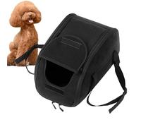 Siège d'auto pour animal de compagnie - Console centrale pour chien | Booster en mousse à mémoire de forme avec un point d'accès zippé et une doublure facile à enlever | Sac de transport ventilé pour