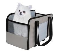 Siège d'auto pour animaux de compagnie - Siège surélevé avec accoudoir pour chien, siège de console centrale pour chien | Transport de voiture de voyage avec fixations de sécurité, siège surélevé br