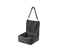 VEVOR Siège Auto pour Chiens Petits et Moyens 18 kg, siège rehausseur pour Chien, Poche de Rangement, Laisse de sécurité à Clipser, Rembourrage en éponge Coton PP, lit pour Animal de Compagnie, Noir