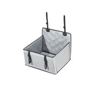 VEVOR Siège d'auto pour chiens – Rehausseur imperméable 18 kg, cadre et laisse, gris