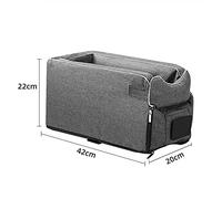 Siège d'auto pour Chien, Siège d'auto pour Petit Chien, Porte-Chien pour Petits Chiens, Siège d'accoudoir de Voiture Portable, Siège d'auto Anti-effondrement pour Animaux de