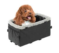 Siège D'auto pour Chien - Siège Rehausseur pour Animal De Compagnie en Tissu Oxford | Siège Rehausseur Confortable À Console Centrale Et Porte-Animaux avec Sangles Et Points Antidérapants sur Le Bas,