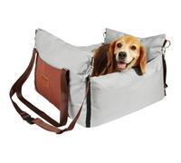 Siège D'auto pour Chiens Petits 11 kg-VEVOR-Siège Rehausseur Imperméable pour Chien-Lit pour Animal de Compagnie-Gris